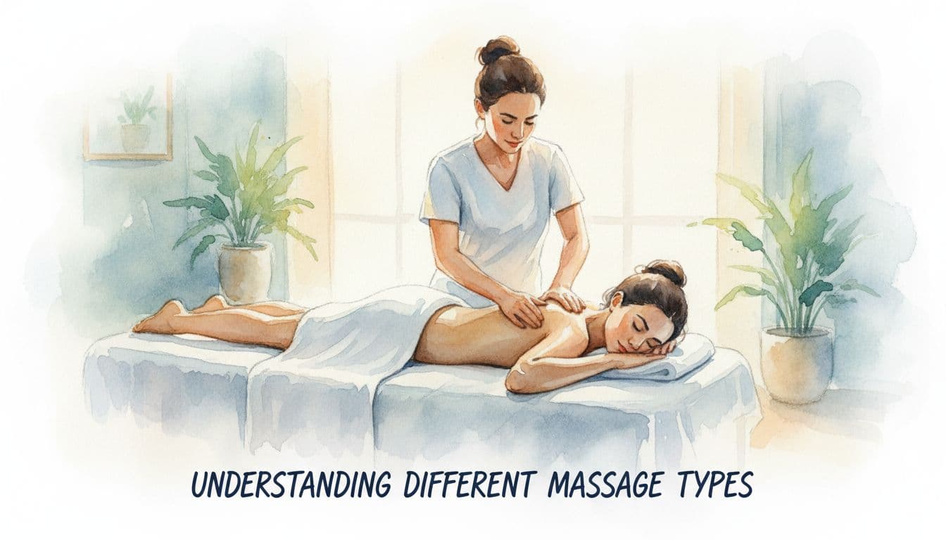 A person lies on a massage table while receiving a relaxing full body treatment.